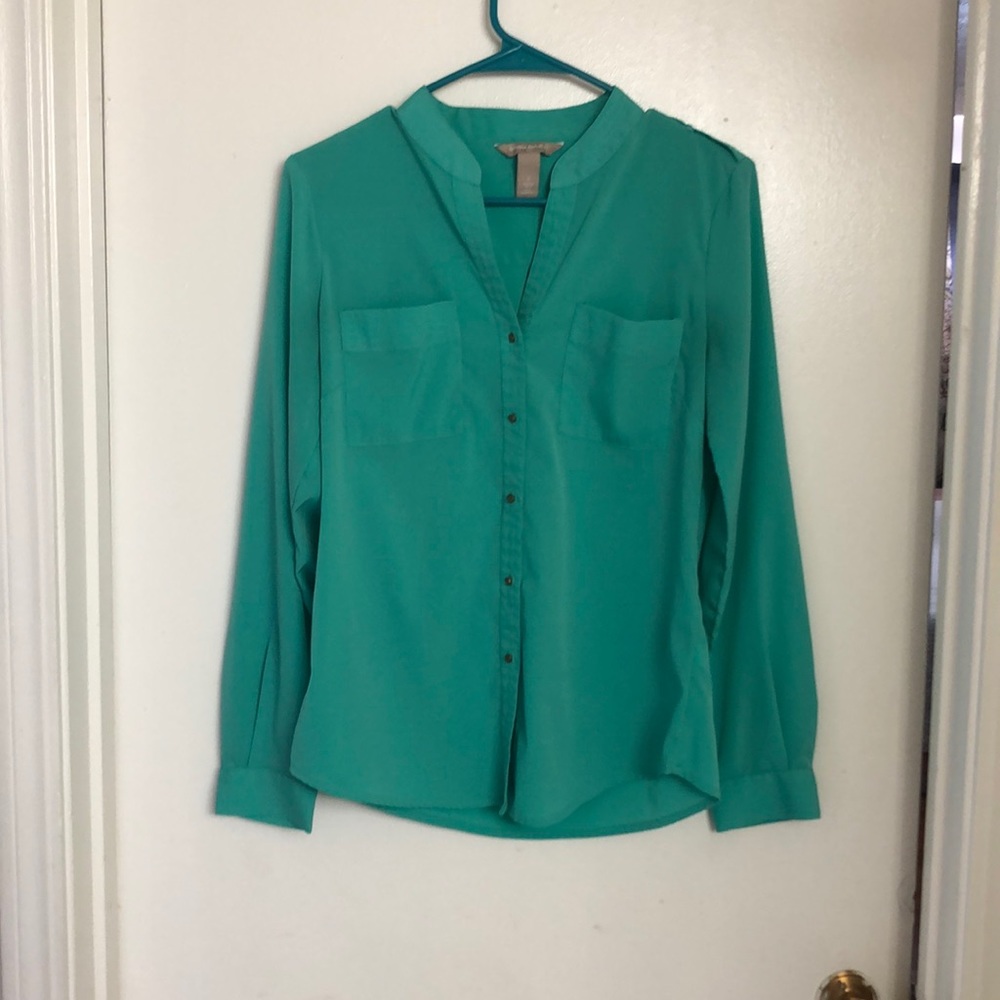 Banana Republic Turquoise Blouse - Like New!